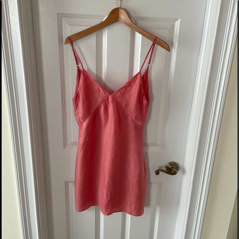 Zara Peach Pink Strap Dress Women’s XS